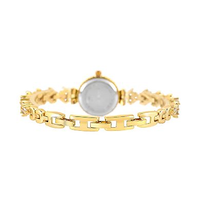 Danecraft Women's Gold Plated Oval Watch