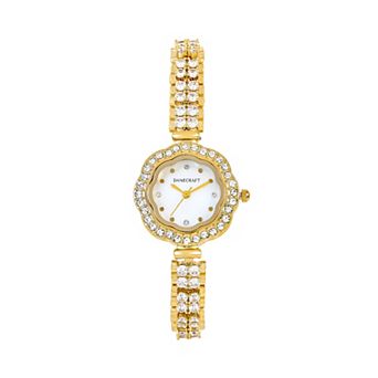 Danecraft Women's Gold Plated Geometric Watch