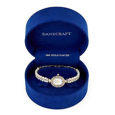 Danecraft Women's Silver Plated Oval Watch