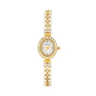 Danecraft Women's Silver Plated Oval Watch