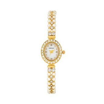 Danecraft Women's Silver Plated Oval Watch