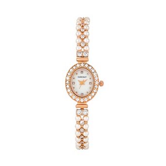 Danecraft Women's Silver Plated Oval Watch