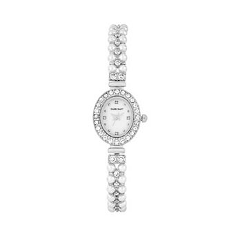 Danecraft Women's Silver Plated Oval Watch