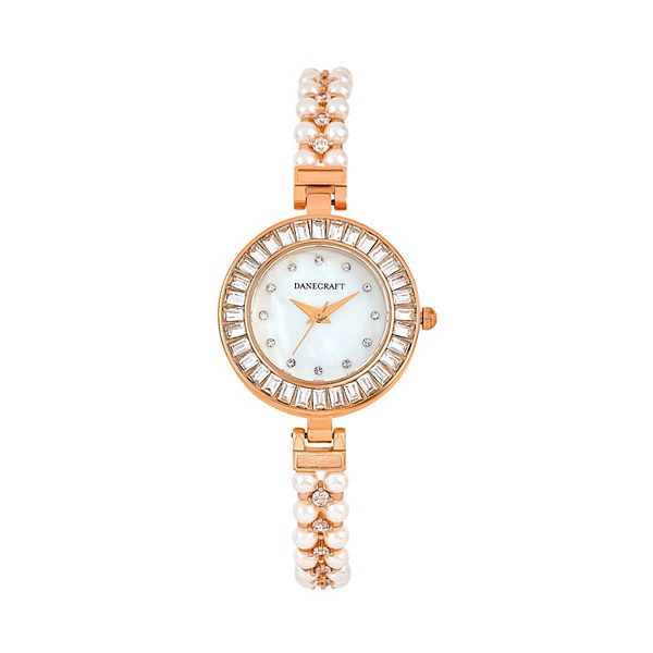 Danecraft Women's Gold Plated Round Watch - Gold Tone