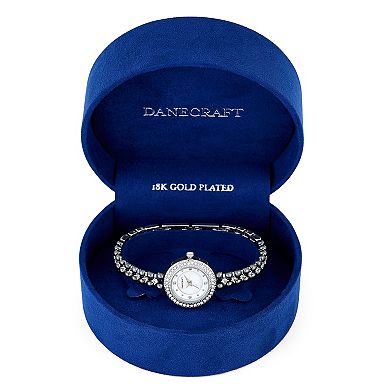 Danecraft Women's Gold Plated Circle Watch