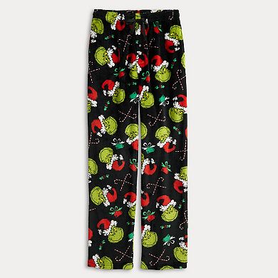 Men's Dr. Seuss The Grinch Santa Elements Pajama Pants