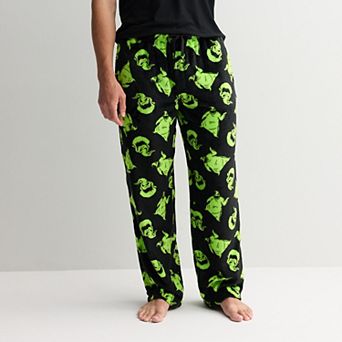 Men's Disney's Nightmare Before Christmas Oogie Boogie Plush Fleece Pajama Pants