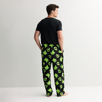 Men's Disney's Nightmare Before Christmas Oogie Boogie Crazy Poses Pajama Pants