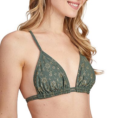 Juniors' Cyn & Luca Celestial Tess Bust Enhancer Triangle Bikini Top