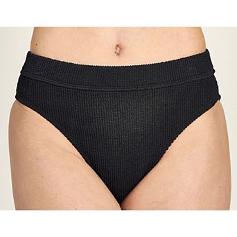 Juniors' Cyn & Luca Pucker Heidi Banded Swim Bottoms