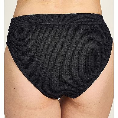 Juniors' Cyn & Luca Pucker Heidi Banded Swim Bottoms