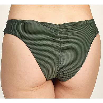 Juniors' Cyn & Luca Rubbed Bethany Scoop Swim Bottoms