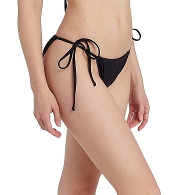 Juniors' Cyn & Luca Solid Layla String Bikini Bottoms