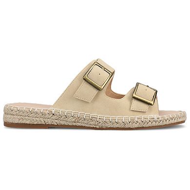 Journee Women's Tresah Double Strap Espadrille Sandals