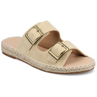 Journee Women's Tresah Double Strap Espadrille Sandals