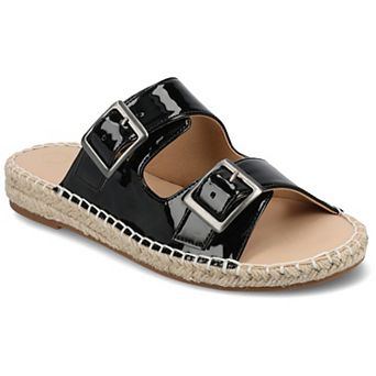 Journee Women's Tresah Double Strap Espadrille Sandals