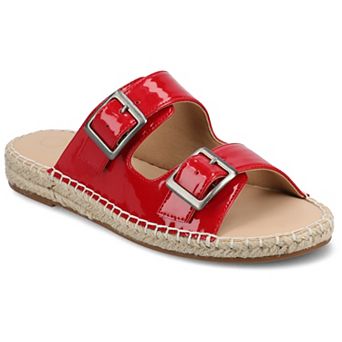 Journee Women's Tresah Double Strap Espadrille Sandals