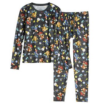 Boys 4-14 Cuddl Duds® Mario 2 pc Stretch Top & Bottoms Set