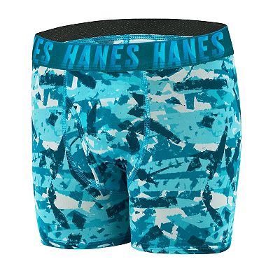 Boys 4-20 Hanes® 5 Pack Moves Ultimate Moisture Wicking Boxer Briefs Underwear