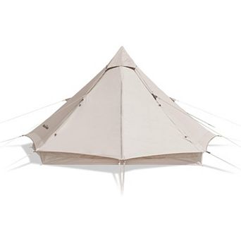 Naturehike 3x4 Person Teepee Tent Glamping Yurt Tent Breathable Cotton Canvas Large Tall Bell Tent.