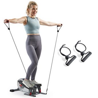 Sunny Health & Fitness Smart Stand/Sit Mini Elliptical Exercise Trainer