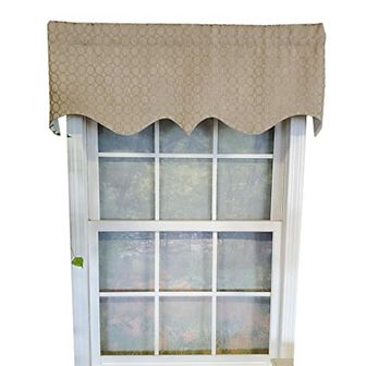 Oliver Regal 3" Rod Pocket Lining Luxurious And Elegant Window Treatment Valance