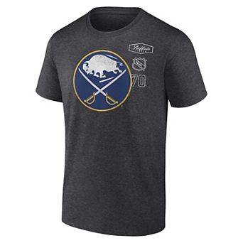 Men's Fanatics Buffalo Sabres NHL Origin Heritage Logo Tee