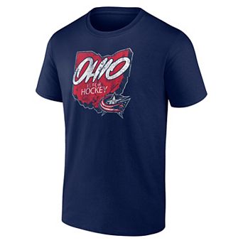 Men's Fanatics Columbus Blue Jackets Native Graphic Tee