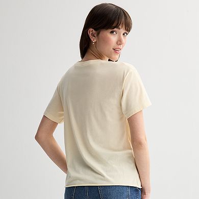 Juniors' Hello Kitty My Melody Graphic Tee