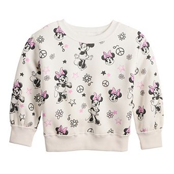 Toddler & Girls 4-12 Jumping Beans® Disney's Minnie Mouse Sensory Adaptive Crew Pullover