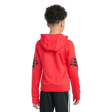 Boys adidas Long Sleeve Polyester Pullover Hoodie