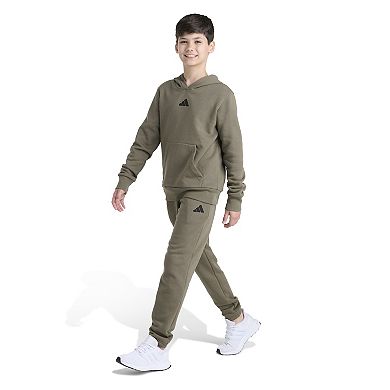 Boys adidas 2-Pc. Long Sleeve Pullover Hoodie & Joggers Fleece Set