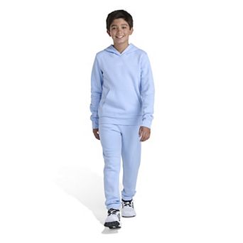 Boys 8-20 adidas 2 pc Long Sleeve Pullover Hoodie & Joggers Fleece Set