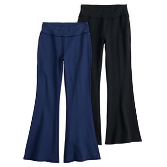 Girls 7-16 SO® 2-Pack High Rise Flare Leggings