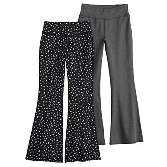 Girls 7-16 SO® 2-Pack High Rise Flare Leggings