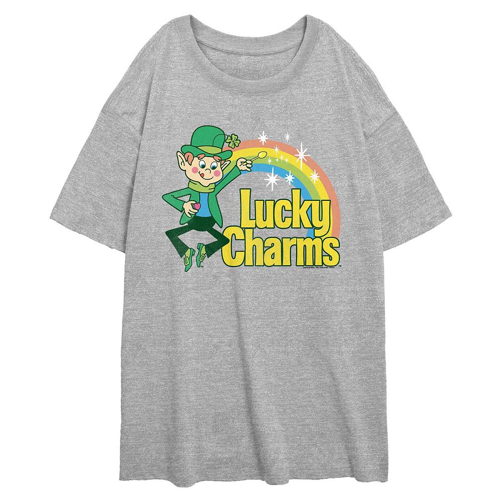 Lucky Charm Édition Limitée Embroidery Unisex Oversize Tee (Red)