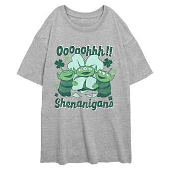 Disney / Pixar's Toy Story Aliens Ooooohhh Shenanigans Juniors' Oversized Graphic Tee