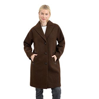 Women's BCBGeneration Single Breasted Walker Coat