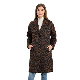 Women's BCBGeneration Single Breasted Walker Coat