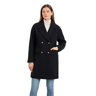 Women's BCBGeneration Double Breasted Walker Coat