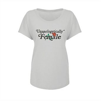 Junior's Grayson Threads Unapologetically Female Graphic Tee