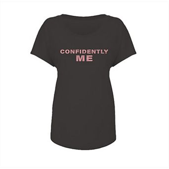 Junior's Grayson Threads Confidently Me Graphic Tee
