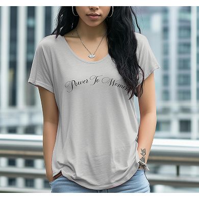 Junior's Power to Women Graphic Tee