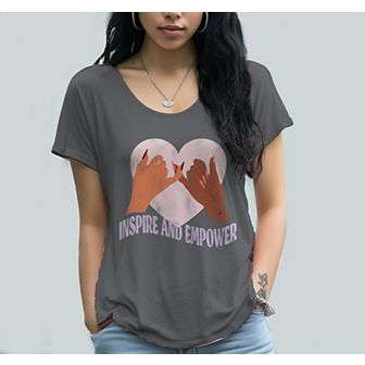 Junior's Grayson Threads Inspire and Empower Graphic Tee