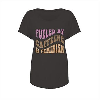 Junior's Grayson Threads Fueled by Caffeine Graphic Tee