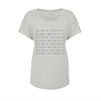 Junior's Grayson Threads Human Kind Graphic Tee