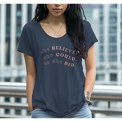 Junior's She Believed Graphic Tee