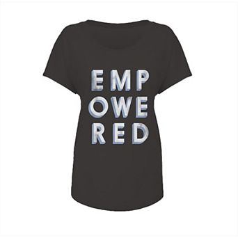 Junior's Grayson Threads Empower Text Graphic Tee