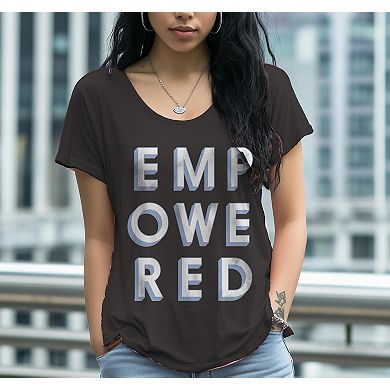 Junior's Empower Text Graphic Tee