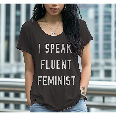 Junior's Speak Fluent Graphic Tee